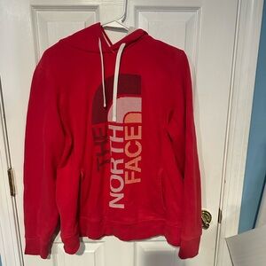 The North Face Red Logo Hoodie